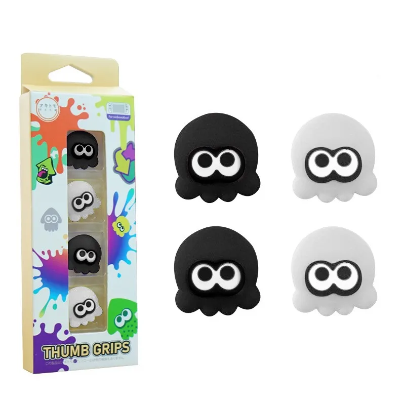 Octopus squid rocker cap shell per Nintendo switch oled Joy con Controller Thumb Stick Grip Cap Splatoon3 Rocker Cap Thumb Cover