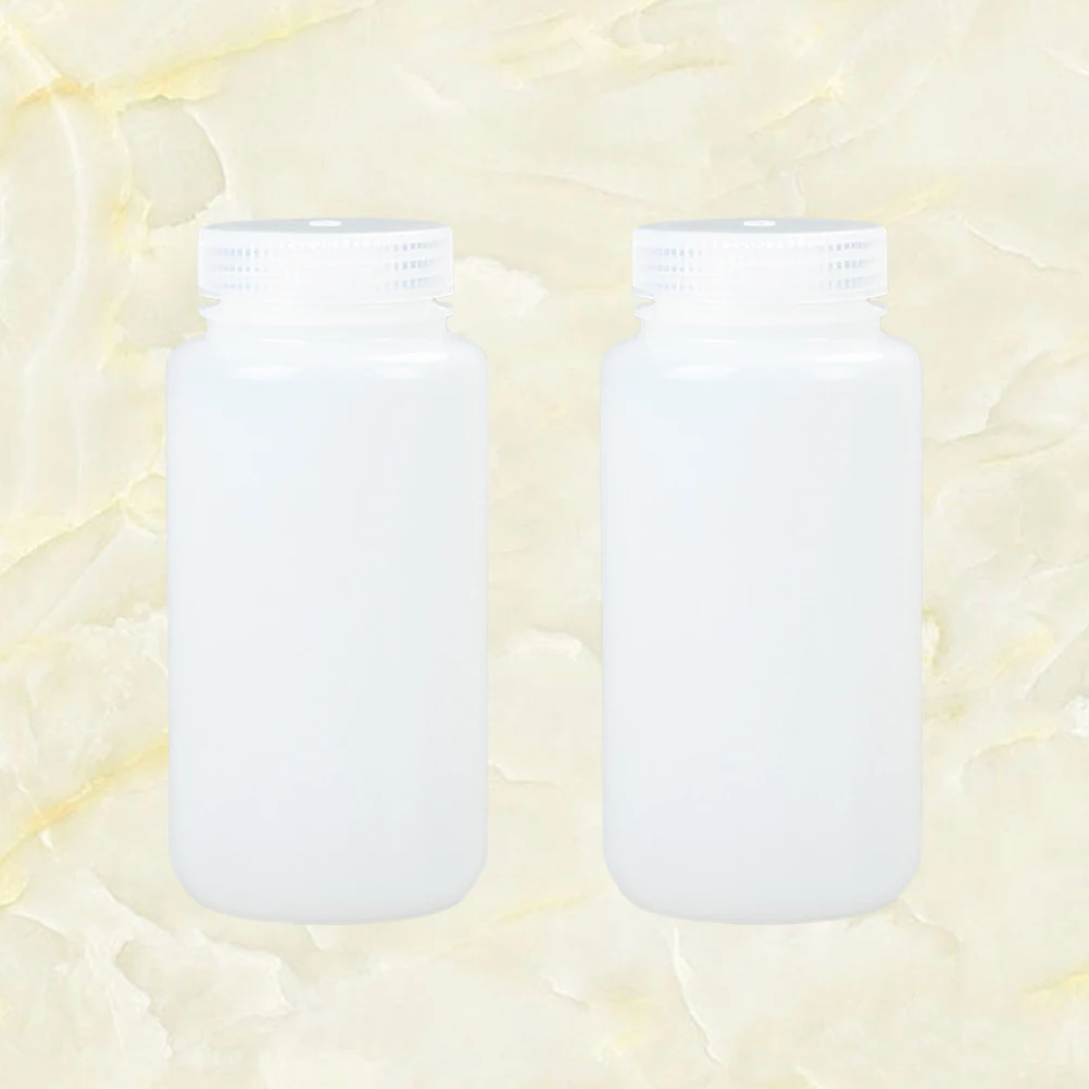 

2 pcs 250Ml Hdpe Plastic Empty Bottle Leakproof Refillable Water Holder For Shampoo Conditioner Lotion Disinfection Liquid White