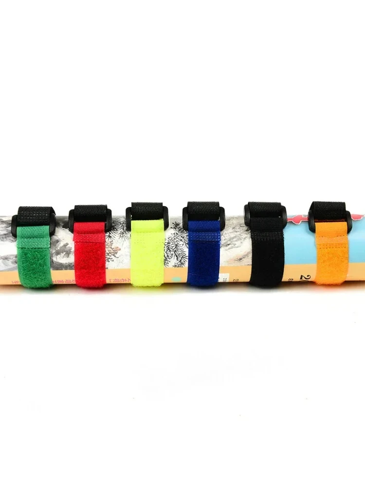 AliExpress ISGTDRM 5pcs/lot Bicycle Handlebar Strap Holder Cycling Flashlight Tie Rope Bandages Universal Nylon Sticky Tie Fixed Items