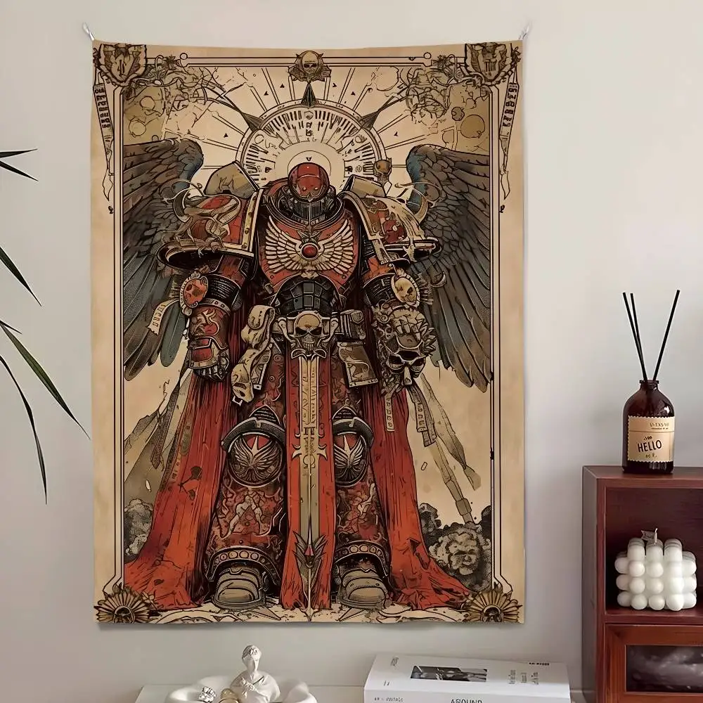 لعبة T-Total War W-WARHAMMER نسيج غرفة النوم المعيشة بار حديقة في الهواء الطلق ستوكات مهرجان الديكور خلفية الفن راية
