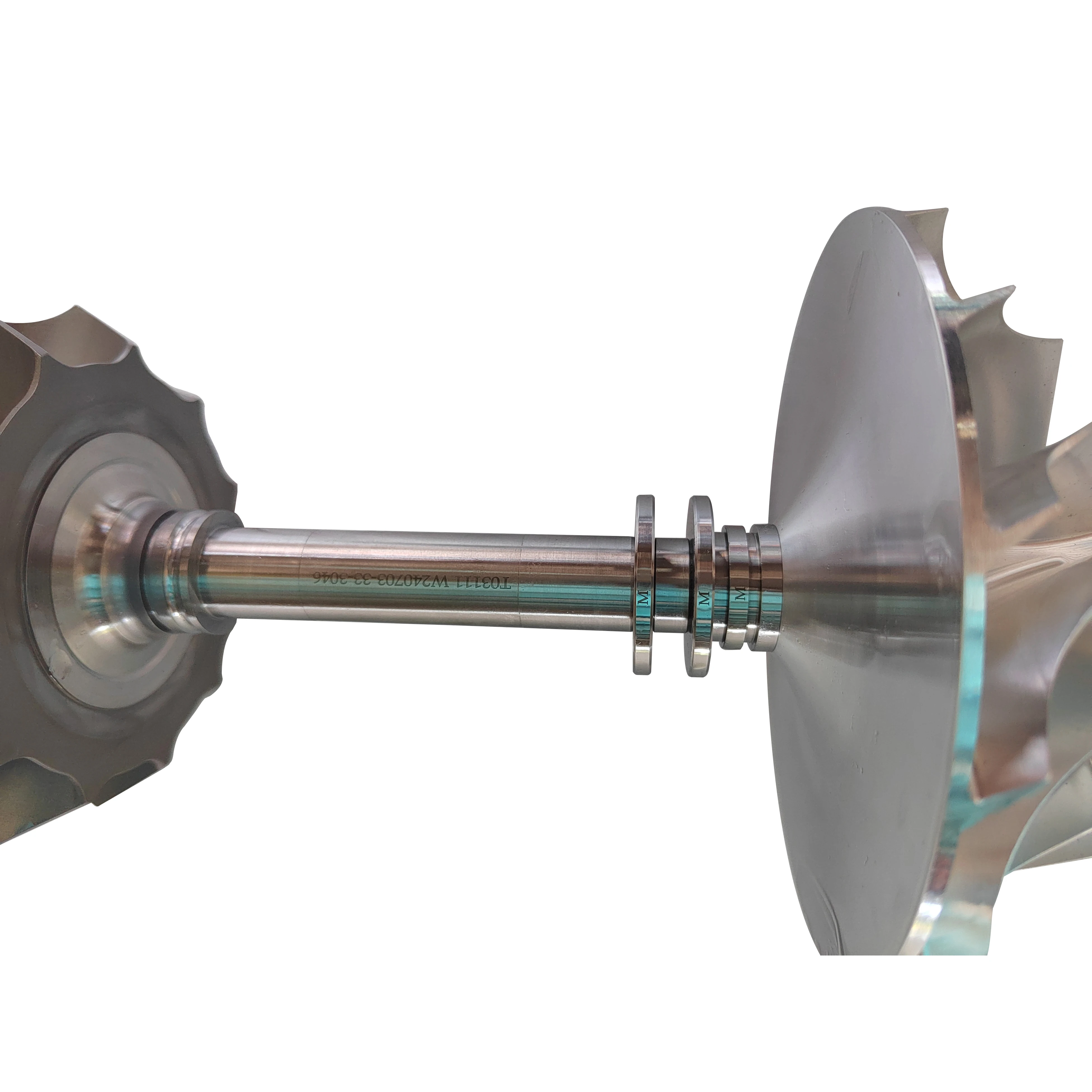 

IHI Rotation Rotor Turbine Shaft Compressor Wheel 1001+2001 RH133 Turbine Wheel For Performance Turbocharger Spare Parts