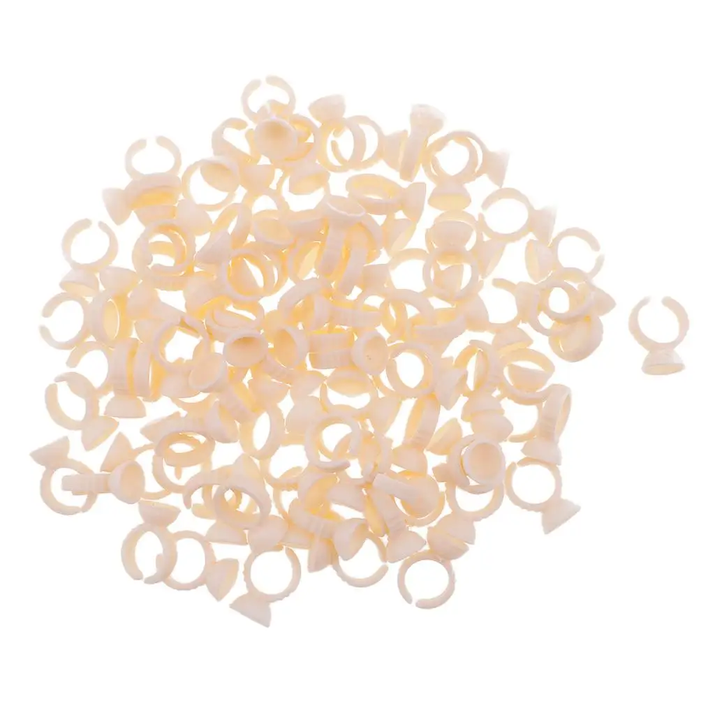 Tattoo Ink Cups Silicone Pigment Rings Ink Holder for Professional Tattoo Inks Sets and Eyelash Extensions