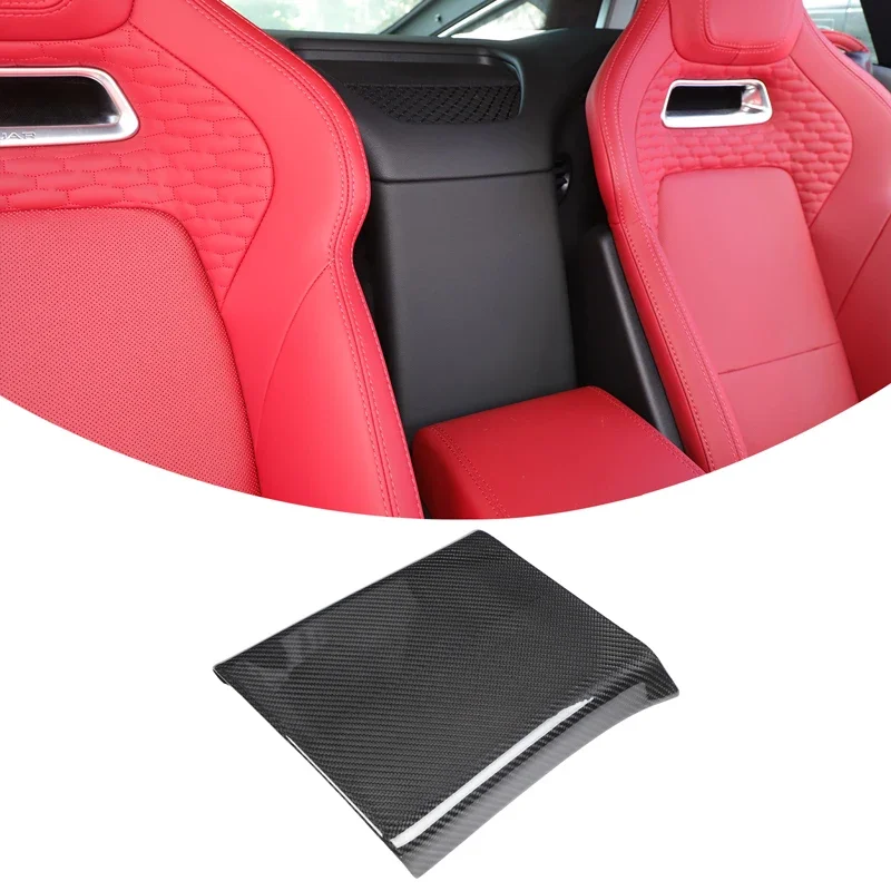 Real carbon fiber For Jaguar F-TYPE 2013-2025  car armrest box rear decorative cover interior decoration parts auto accessories