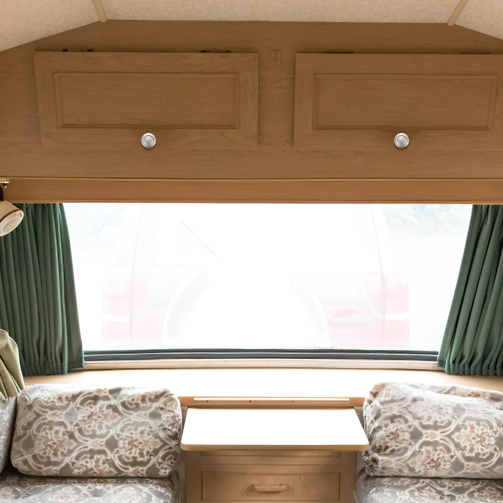 

5pcs Rv Keyless Push Button Latch Zinc Alloy Cabinet Door Catch Lock For Cupboard Drawer Yacht Van Door Latch Lock