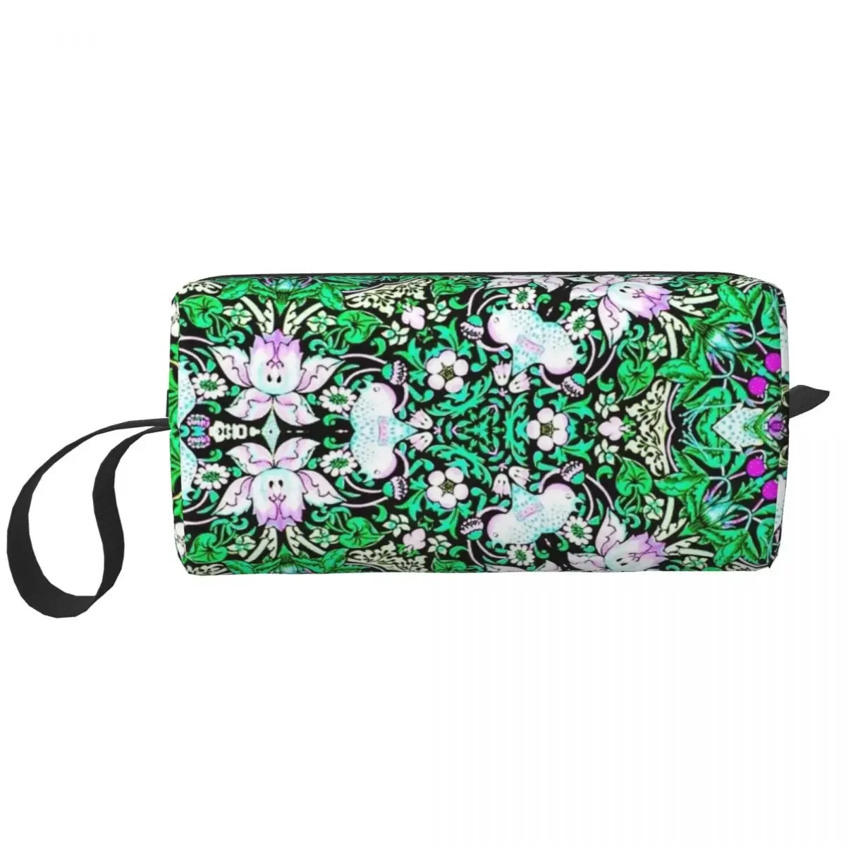 Remasterd William Morris Large Makeup Bag Waterproof Pouch Travel Cosmetic Bags Organizer for Unisex