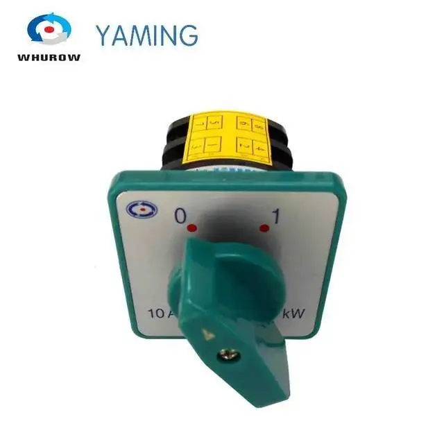 

HZ5-10/1.7 L02 Поворотный переключатель, 2-позиционный селектор 0-1, 10А, 2-фазный поворотный кулачковый переключатель серии HZ5 Yaming