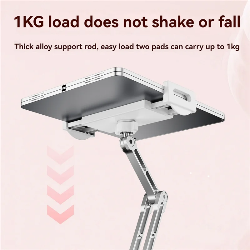 

Superior-Tablet Stand With Pillow Tablet Holder Aluminum Alloy Rotating Heightening Lazy Stand For Phones Live Broadcast Home C