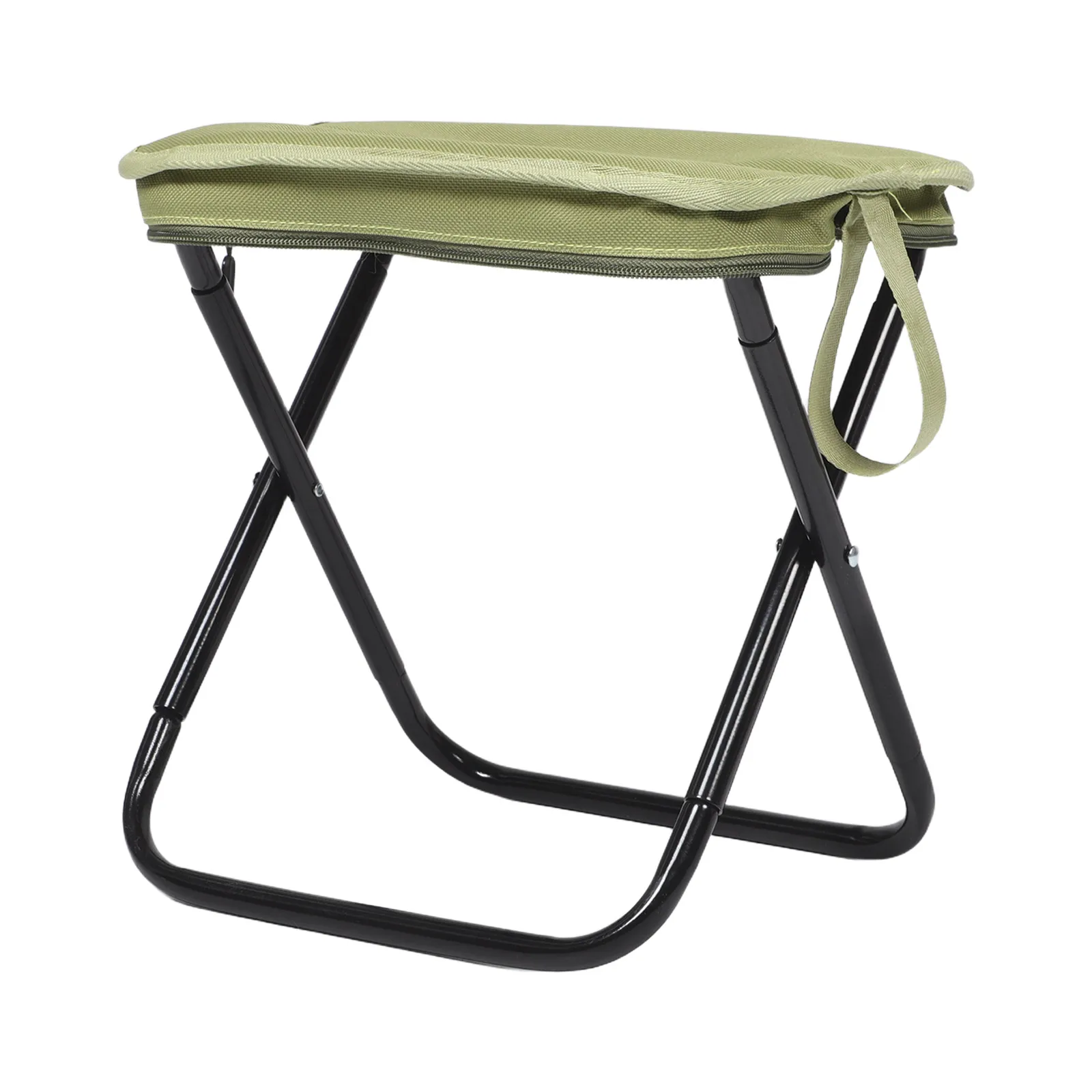 

1pc Camping Stool Folding Lightweight Portable Mini Chair Compact Backpack Stool For Hiking Fishing Beach Outdoor Use