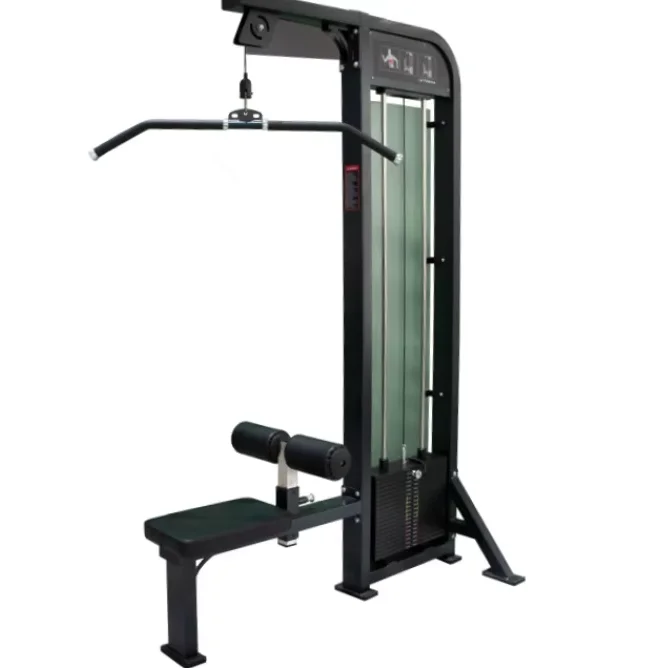Multi-Function Lat Pulldown and Seated Row Machine-High Capacity Fitness Equipment with Ergonomic Design