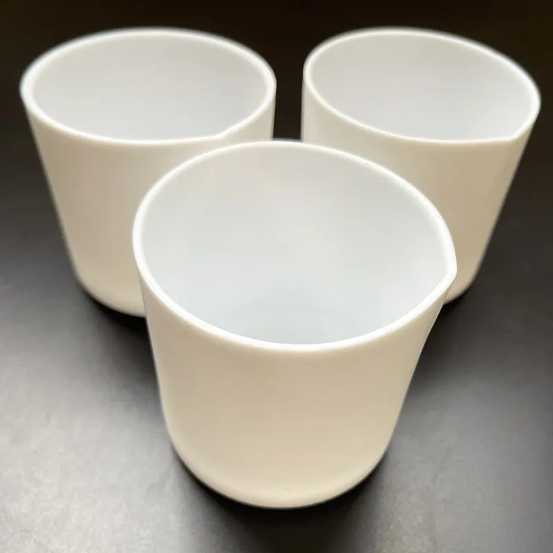 

ZPTFE Beaker with Lid Heat Resistant F4 Teflon Cup for Laboratory Experiment