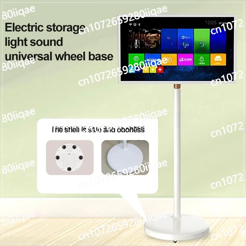 

Smart TV Monitor for Study Lift-able Outdoor 21.5 32 Inch Portable TV Display Moving WiFi Touch Screen with Floor Standing