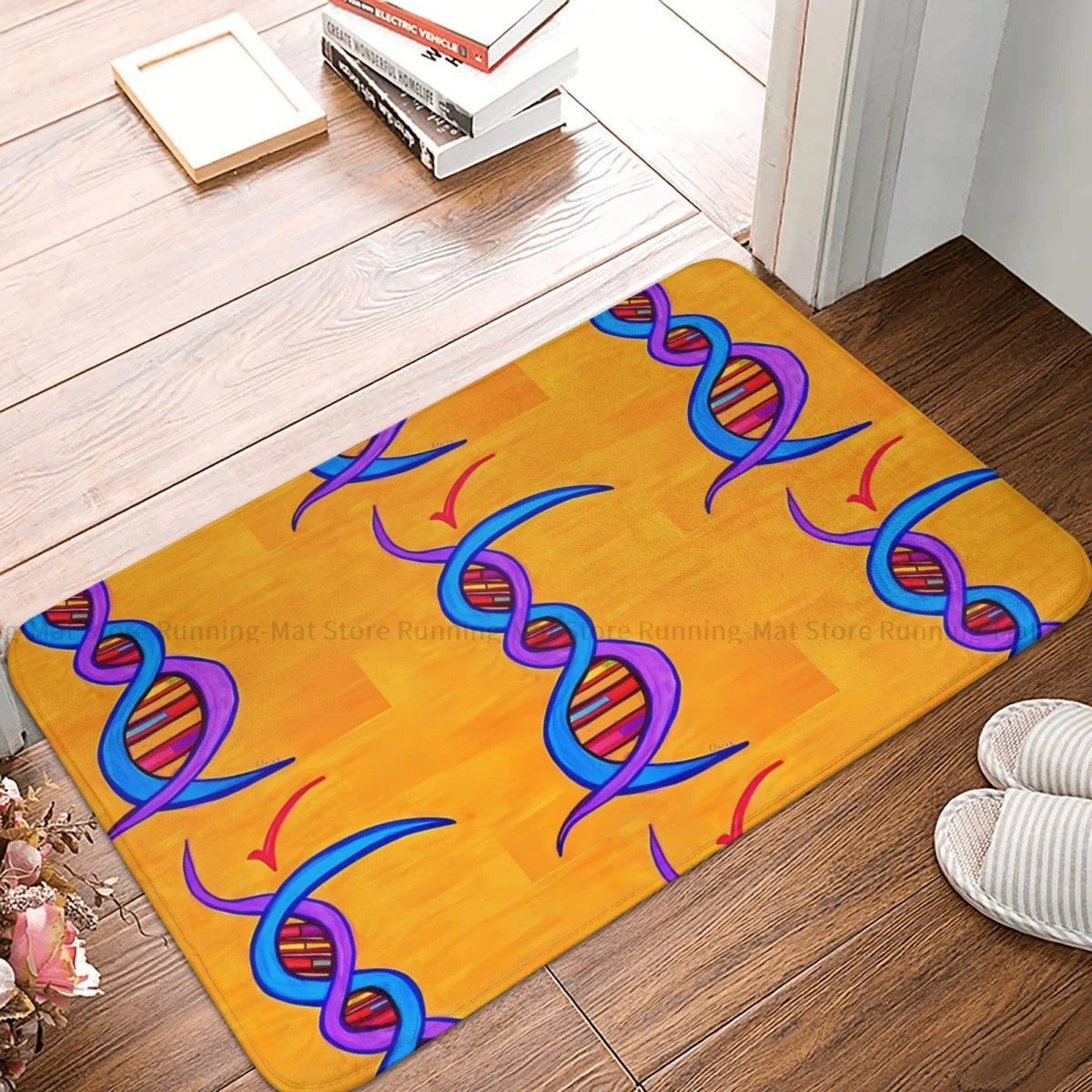 DNA Genetics Bathroom Mat Dancer Doormat Living Room Carpet Entrance Door Rug Home Decor