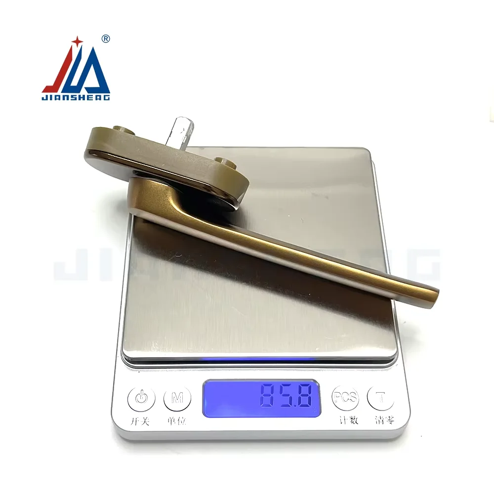 Maniglia a T ultra sottile per porta finestra, maniglia piatta in lega di alluminio per schermo per insetti, maniglia hardware per rete manovella facile da installare