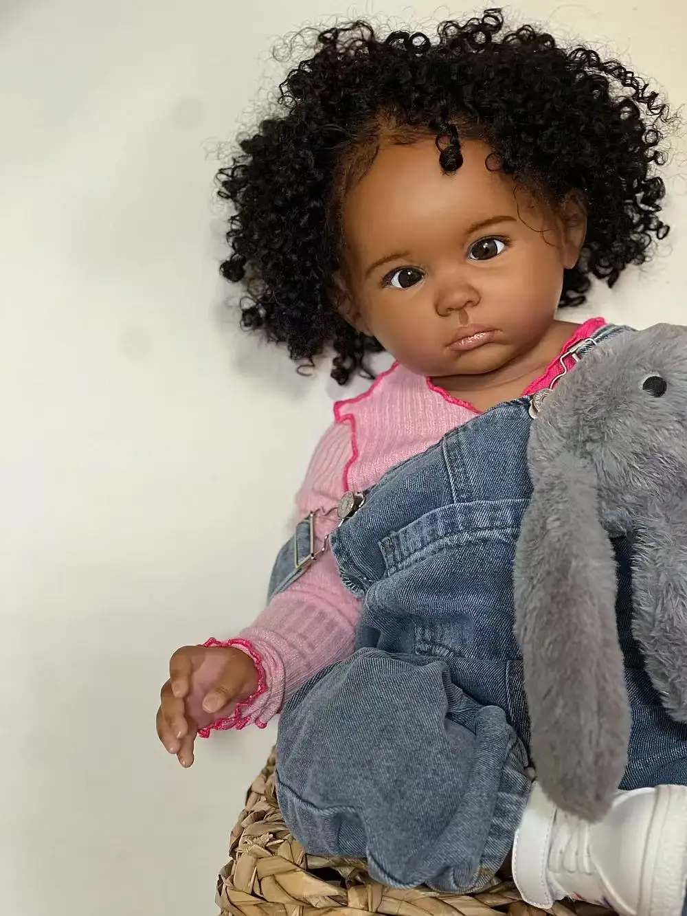 DLS Customized Limited Supply 28inch Reborn Baby Julieta Black Complexion African Girl Already Finished different dress