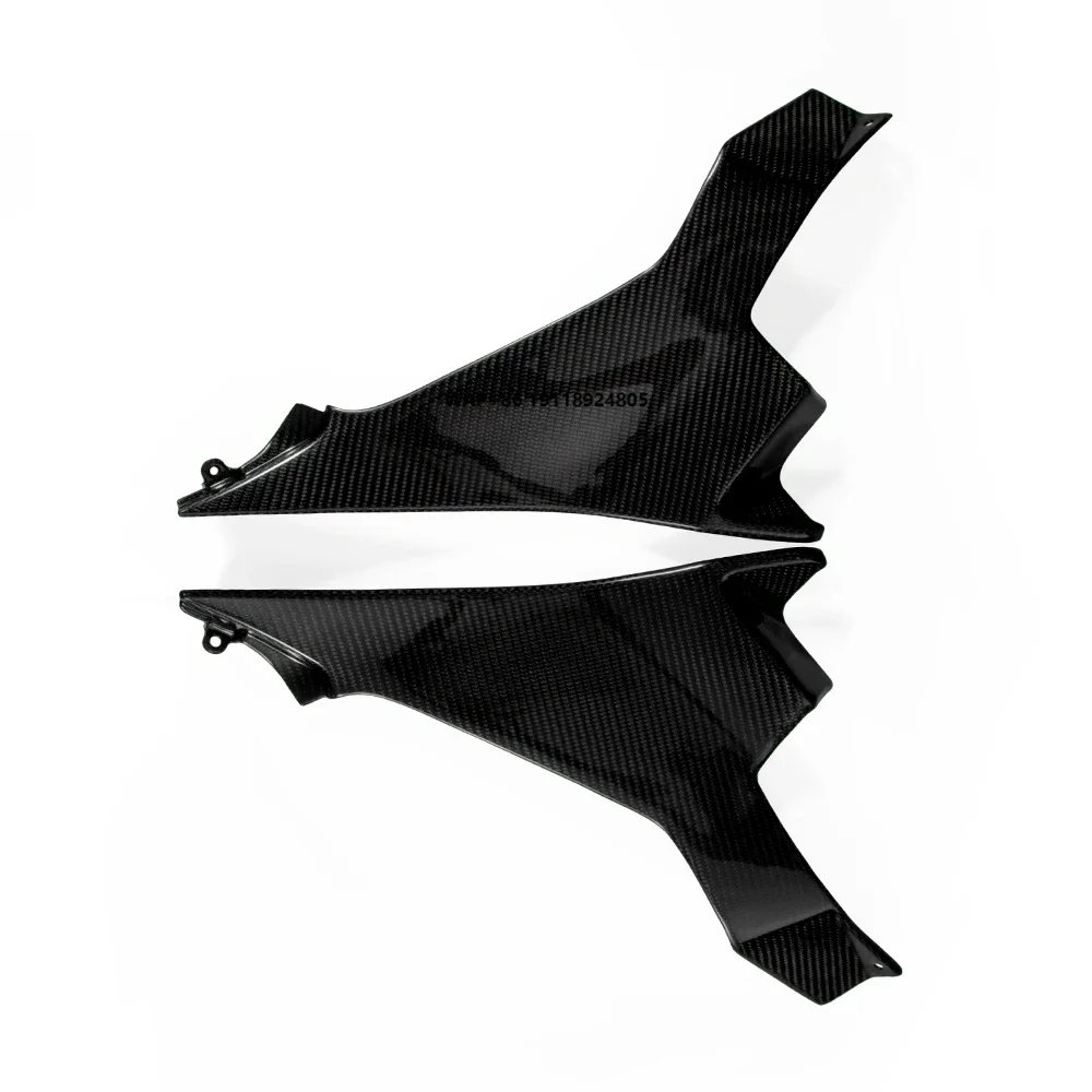 

Motorcycle 100% Carbon Fiber Side Fairing Cover for Ninja 400 2019 Glassy Black