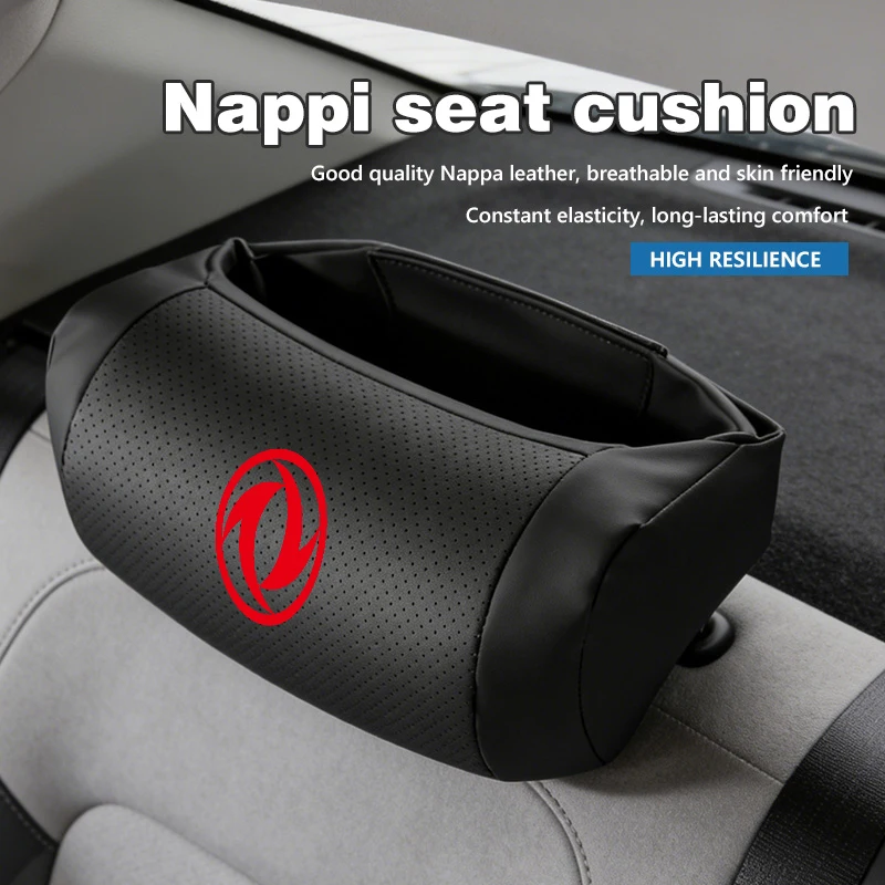 For Dongfeng Motor Car Leather Headrest Interior Supplies Seat Protect Neck Pillow Accessories DFM Aeolus G59 MAX AX7 Glory KX