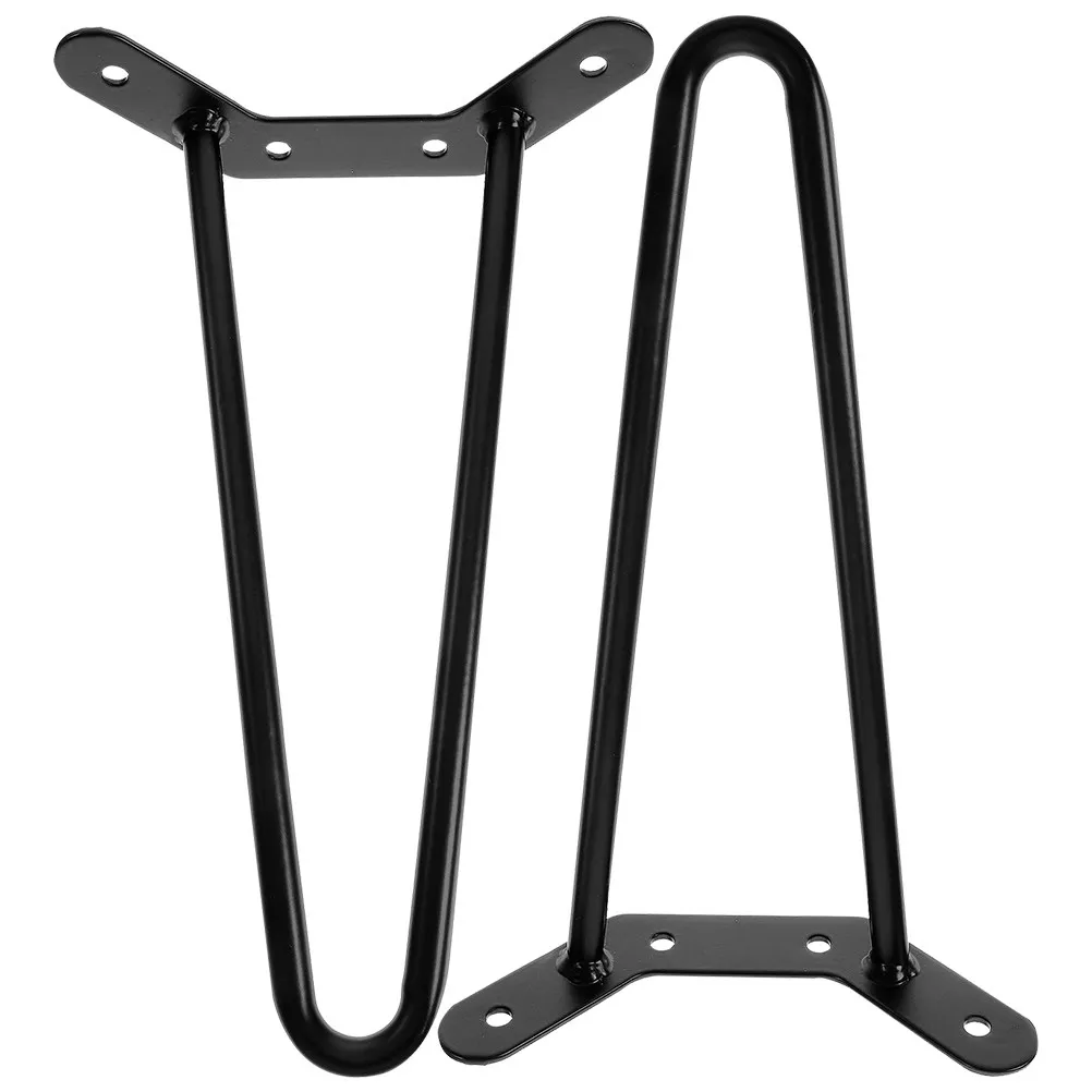 

2 шт. прочных железных ножек-шпилек для стола, сменные, легко устанавливаемые, с высокой несущей способностью, металлические ножки для стола для дома и офиса