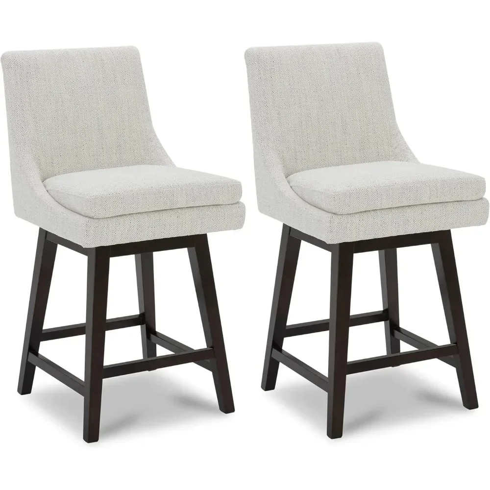 Bar Stools Set of 2 with Back Support, 26.8