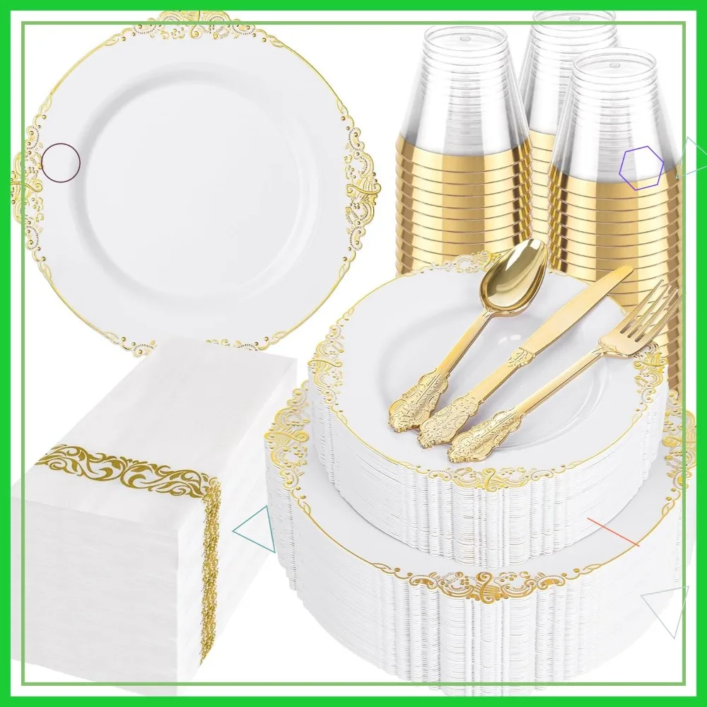 350Pcs White And Go…