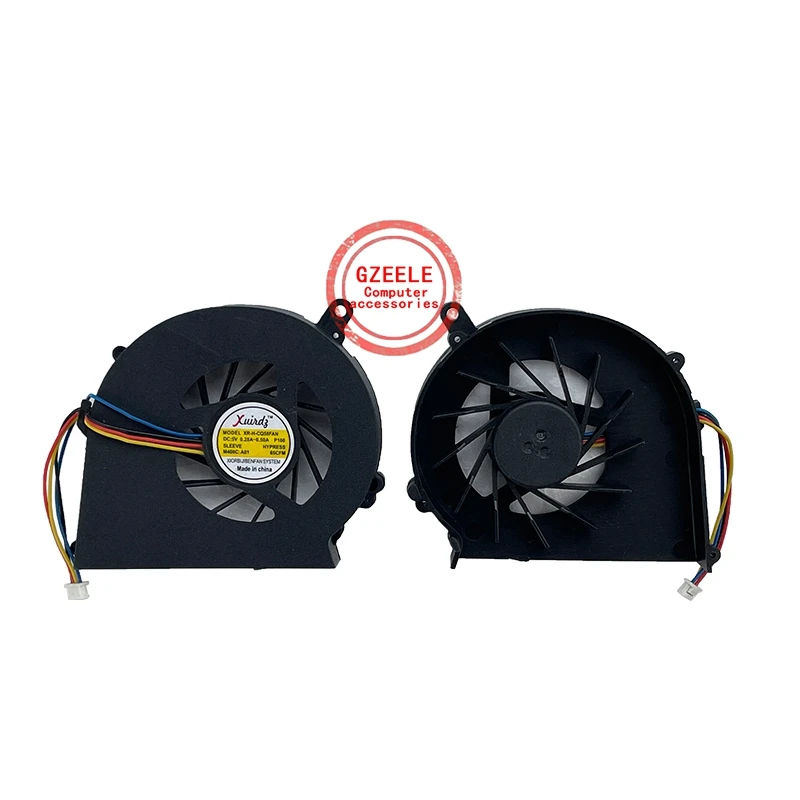 GZEELE Nowy wentylator chłodzący procesor do laptopa HP CQ58 CQ57 G57 G58 650 655
