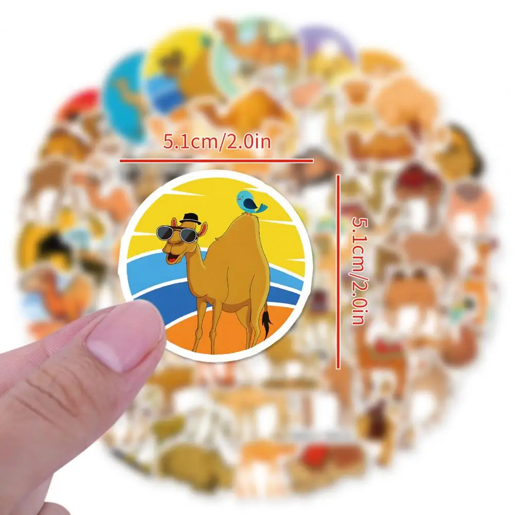 Cute Camel Sticker for Skateboard Waterproof Camel Stickers Decorative Decals for Laptop Skateboard Guitar Scrapbooking for Kids