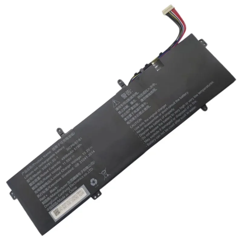 New 556781 -3S 556781 -3S-1 Laptop Replace Battery 11.55V 57Wh 4936mAh For Positivo DN50-57 Notebook