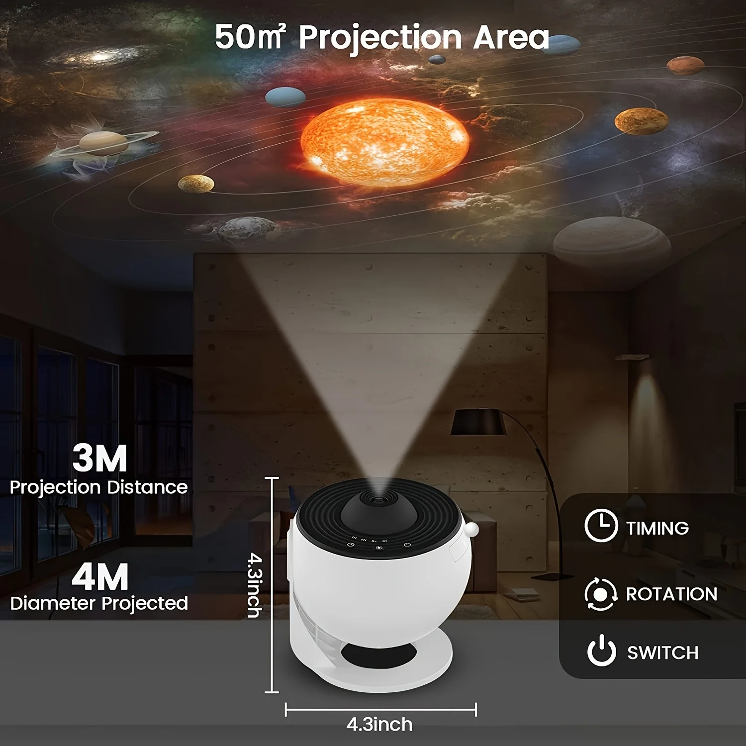 12 in 1 Projector Galaxy Projector Starry Sky Night Lamp LED Novelty Light for Planetarium Home Decor Children\'s Birthday Gift