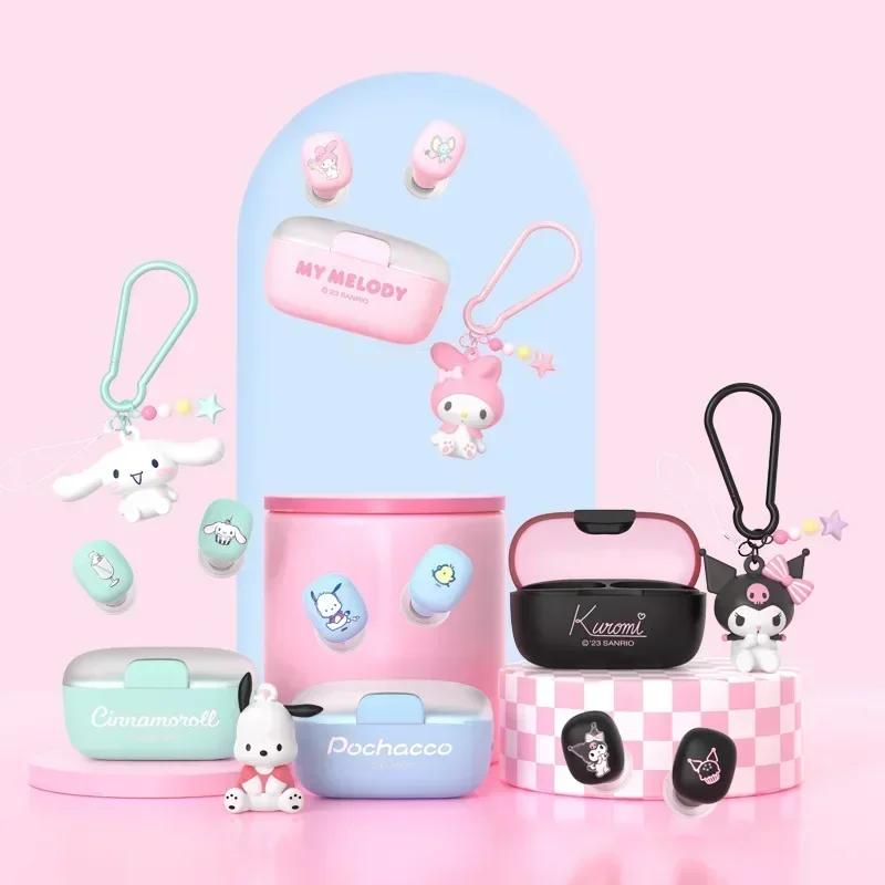 Js-0102 True Wireless Bluetooth Earphones Sanrio Kunomi Cinnamoroll Comfortable To Wear Music Call Birthday Gift Mini Headset