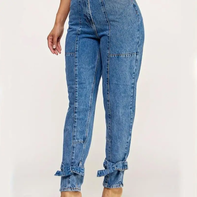 

Женские модные брюки с высокой талией, универсальные, повседневные, новинка 2025 года, в стиле ретро, универсальные, премиум-класса, для трансграничной торговли