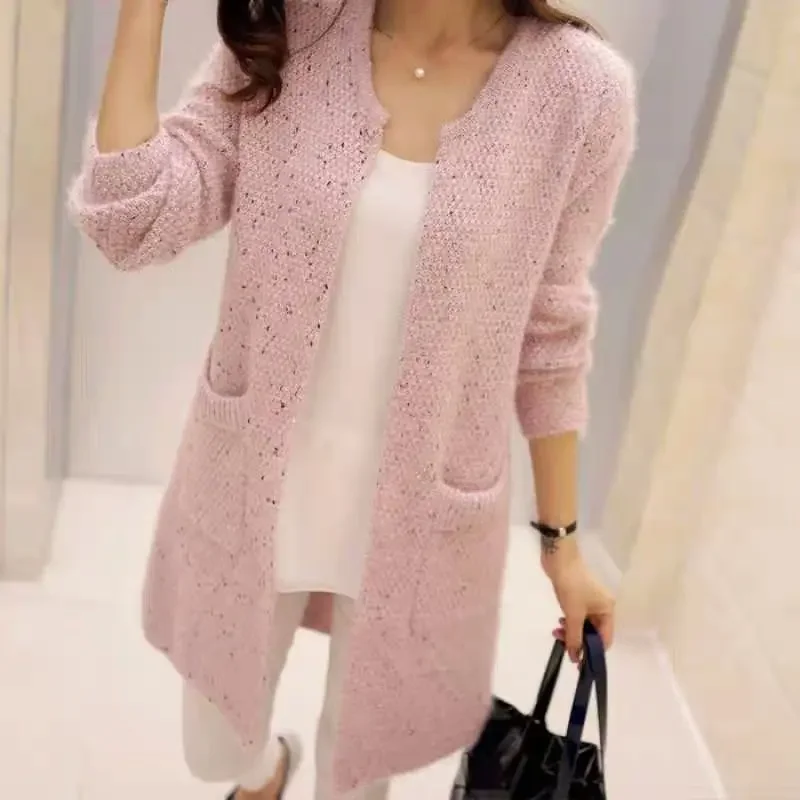 Woman Sweaters Cardigan Knitted Cardigan For Fall Winter Coat Women's Sweater Women Sueters De Mujer