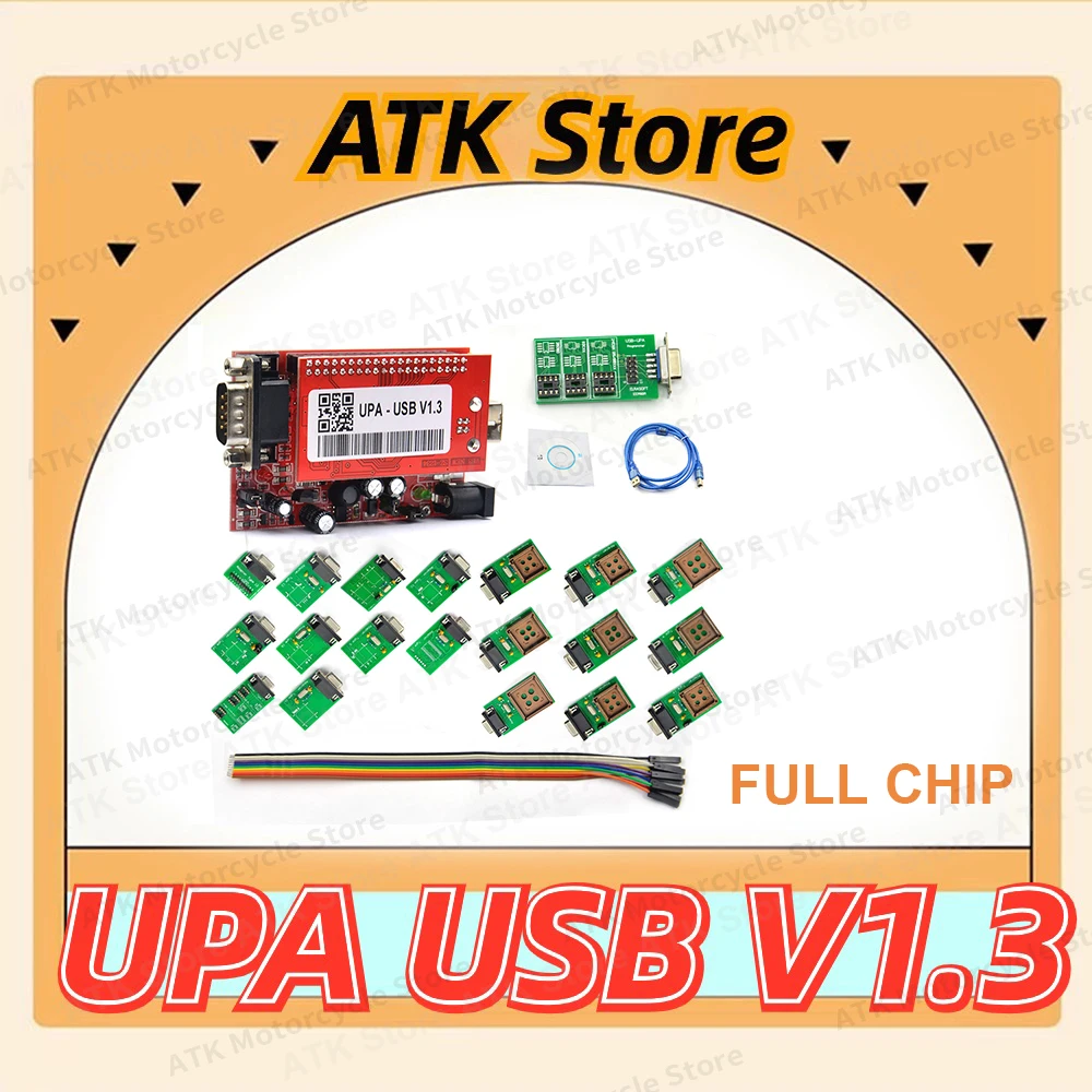 

Newest Full Adapters UPA Chip Tuning Tools UPA USB Programmer V1.3 UPA USB ECU Programmer Serial Programmer UPA USB Programmer