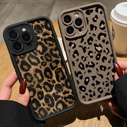 Fashion Leopard Print Phone Case for Xiaomi Redmi Note 14 13 12s 12 11 10 9s 9 8 7 Turbo 4 Pro Plus 4G 5G Soft TPU Back Cover