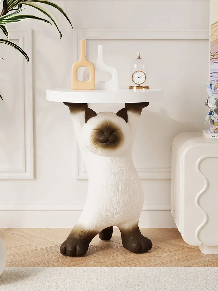 Factory Direct Compatible with cute cat living room floor ornaments wedding sofa coffee table bedside table