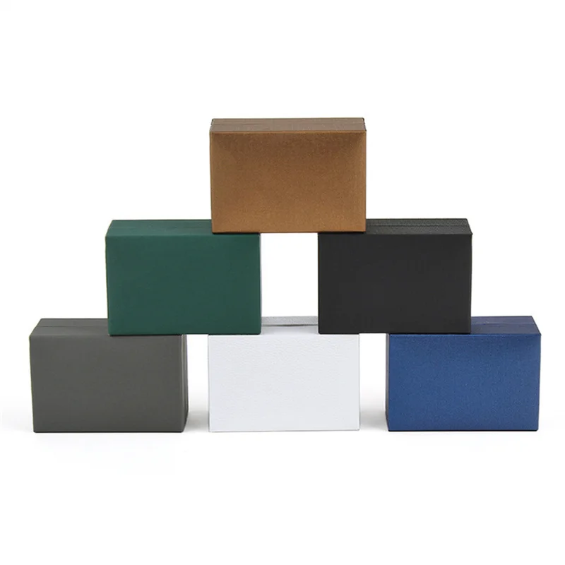 Spot Filled Leather Paper Earring Box, Right Angle Earring Storage Box, Earring and Earring Packaging Box, Accessory Box