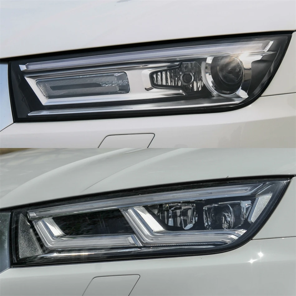 

For Audi Q5 Q5L 2018 2019 2020 Car Accessory Base Head Lamp Shell Rear Light Lamp Headlights Lights Glass