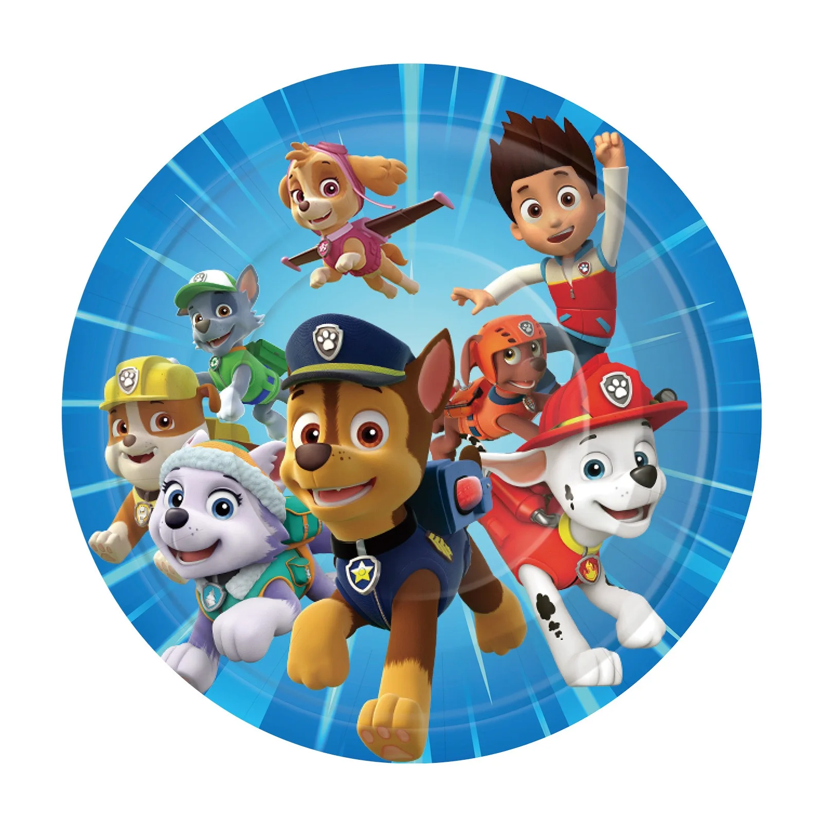 Dekoracje na przyjęcie urodzinowe Psi Patrol Jednorazowa zastawa stołowa Obrus Talerz Torba na prezenty Psy Skye Balon Baby Shower Artykuły na przyjęcie dla dzieci