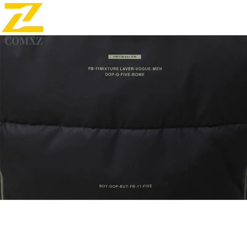 COMXZ Winter Men's Casual Jacket Fashion Thickened Warm Detachable Hooded Parka 2025 Outdoor Ski Windproof Padding Puffer Coat