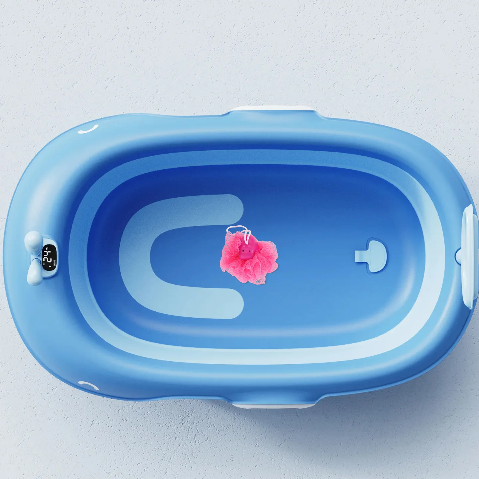 

4Pcs Kids Bath Sponge Cartoon Animal Loofah Sponges Soft Mesh Exfoliating Shower Pouf for Children Whale Frog Hippo Ladybug