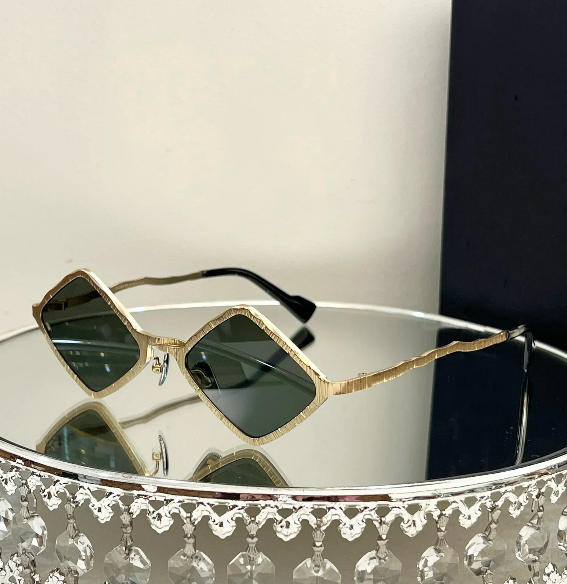 النظارات الشمسية الأوروبية الأمريكية الأصلية KUBZ14 الجديدة المضادة للأشعة فوق البنفسجية شخصية عين القط نمط الشارع النظارات الشمسية الموضة #6