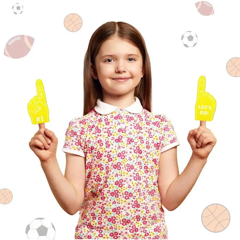 أصابع بيسبول فوم عالمية ، مروحة رياضية من رغوة إيفا ، يهتف الإصبع للفرق الرياضية ، نحن رقم 1 كلمة #2