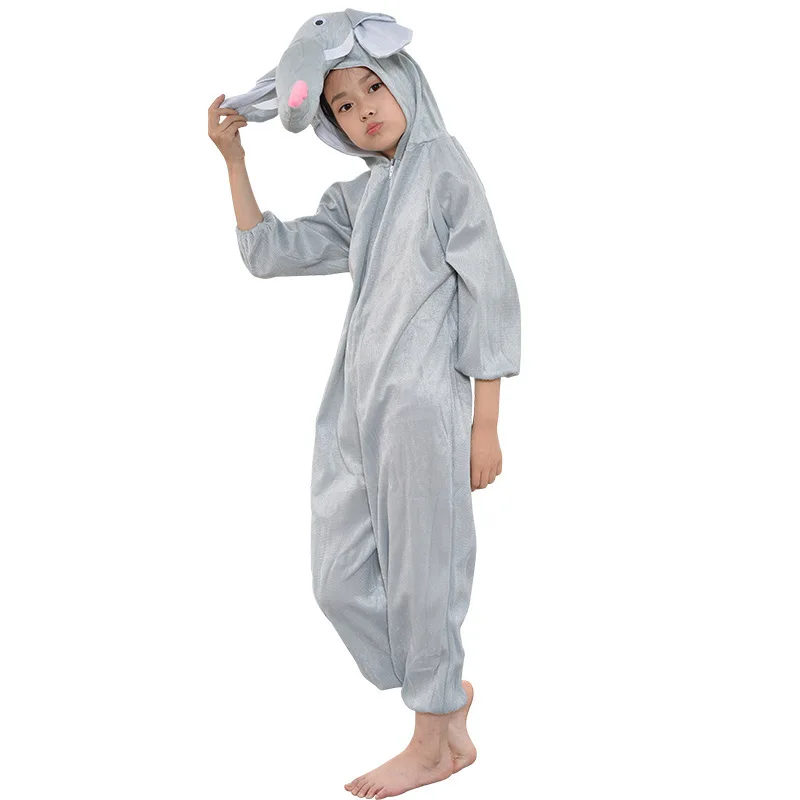 Halloween Girl Boy Animal Elephant Cosplay Costume Halloween Easter Cosplay Costumes for Kids Stage Performance Costumes