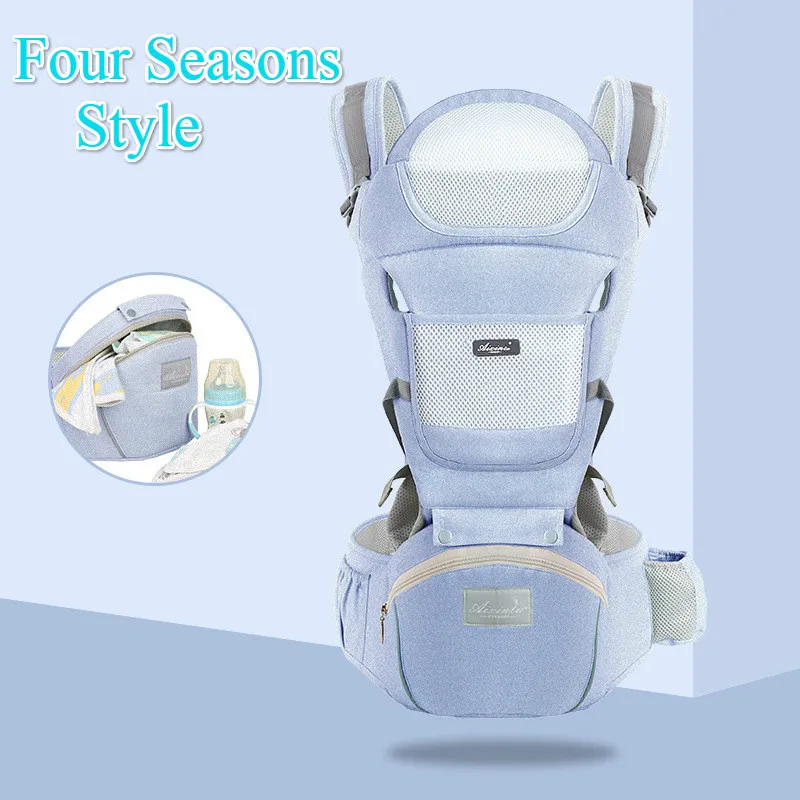 Ergonomische Babytrage für Kleinkinder, Hipseat-Trage, nach vorne gerichtet, ergonomische Känguru-Babytragetuch für Babyreisen