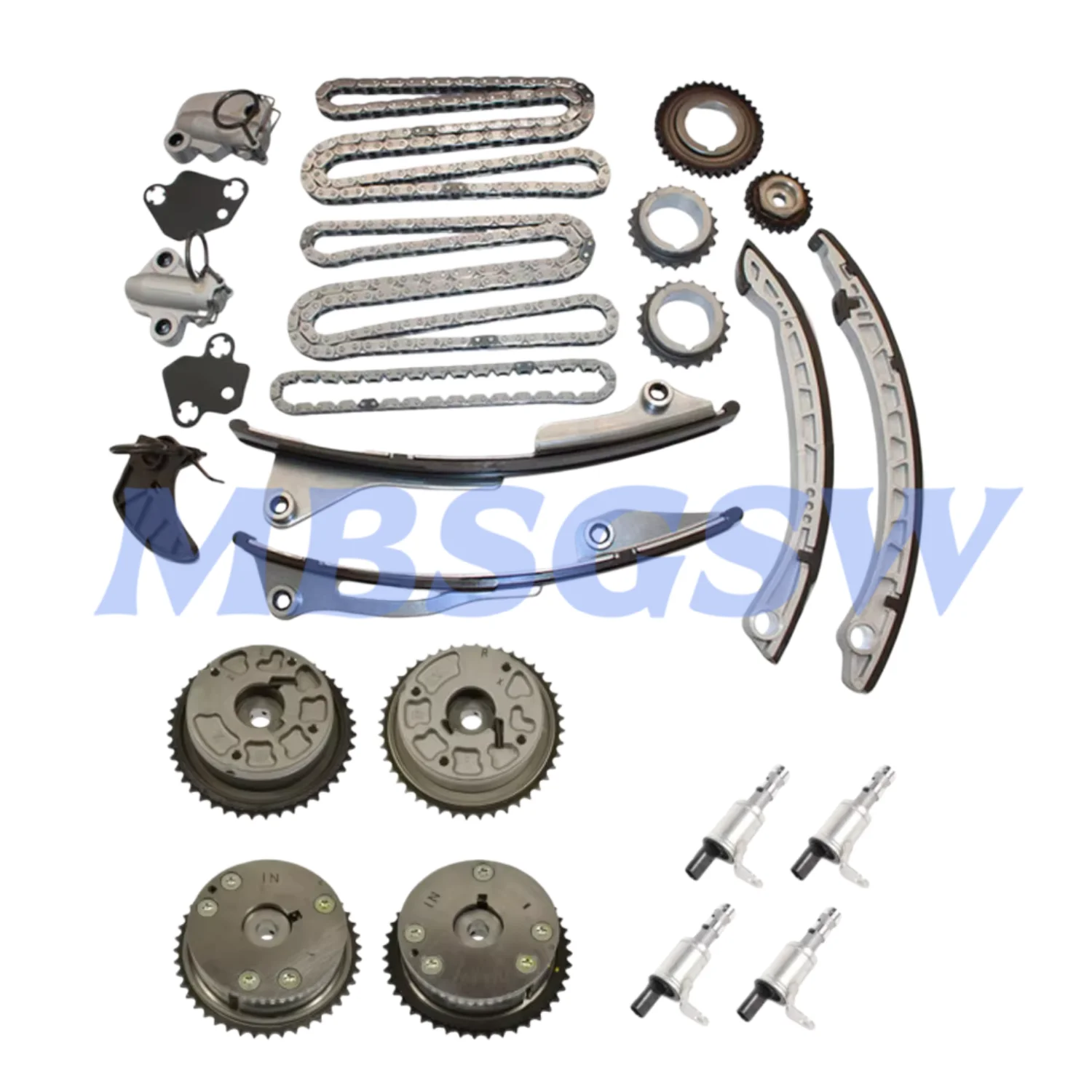 Engine Part Timing Chain Kit VVT Gear Fit 3.0 3.6 L V6 Gas For 16-22 GMC Canyon Cadillac CT5 CT6 Chevy Colorado 3.0L 3.6L 90951S