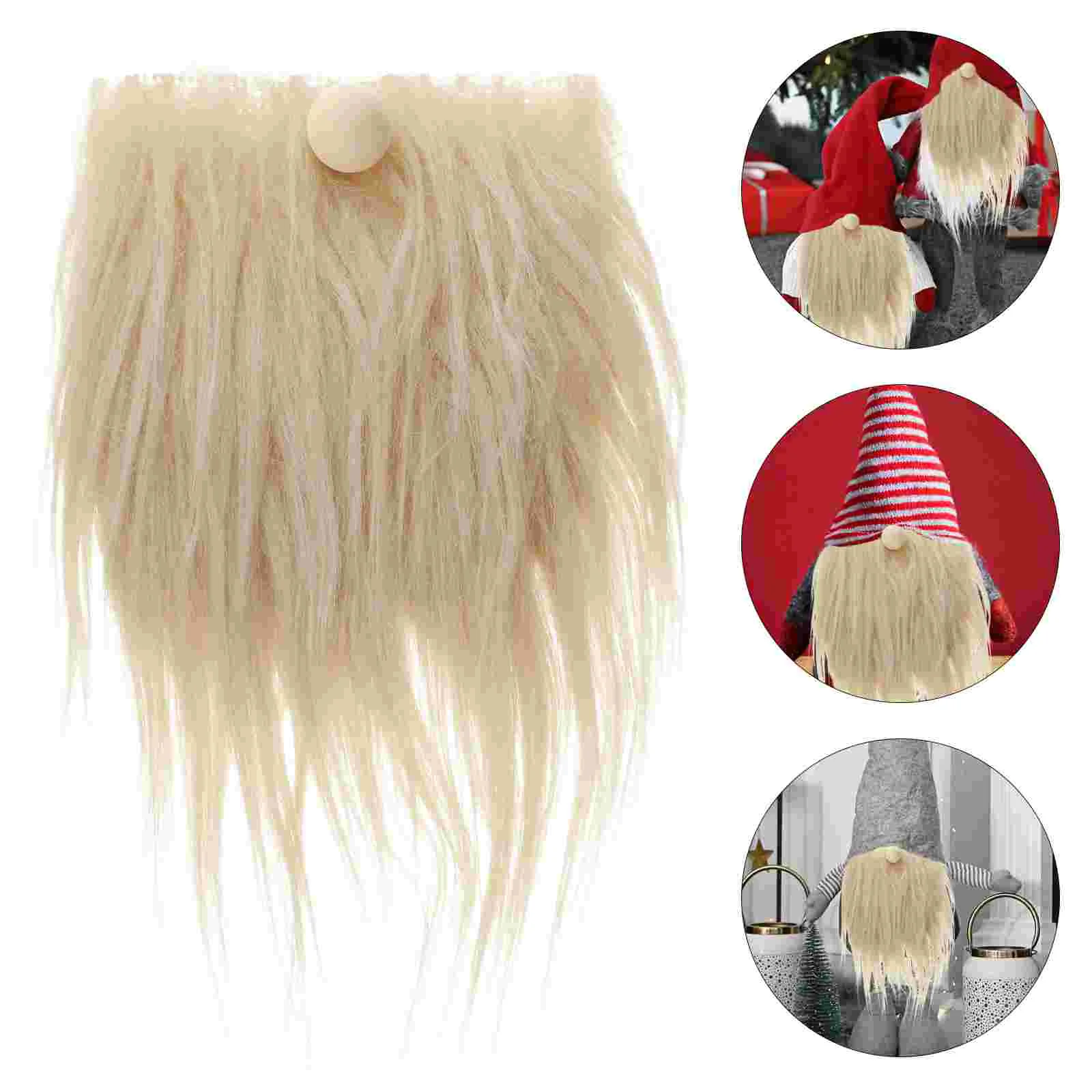 

3 Sets DIY Gnome Material Gnomes Making Beard Accessories Gnomes Bead Props DIY Supplies Fake Gnome Beards