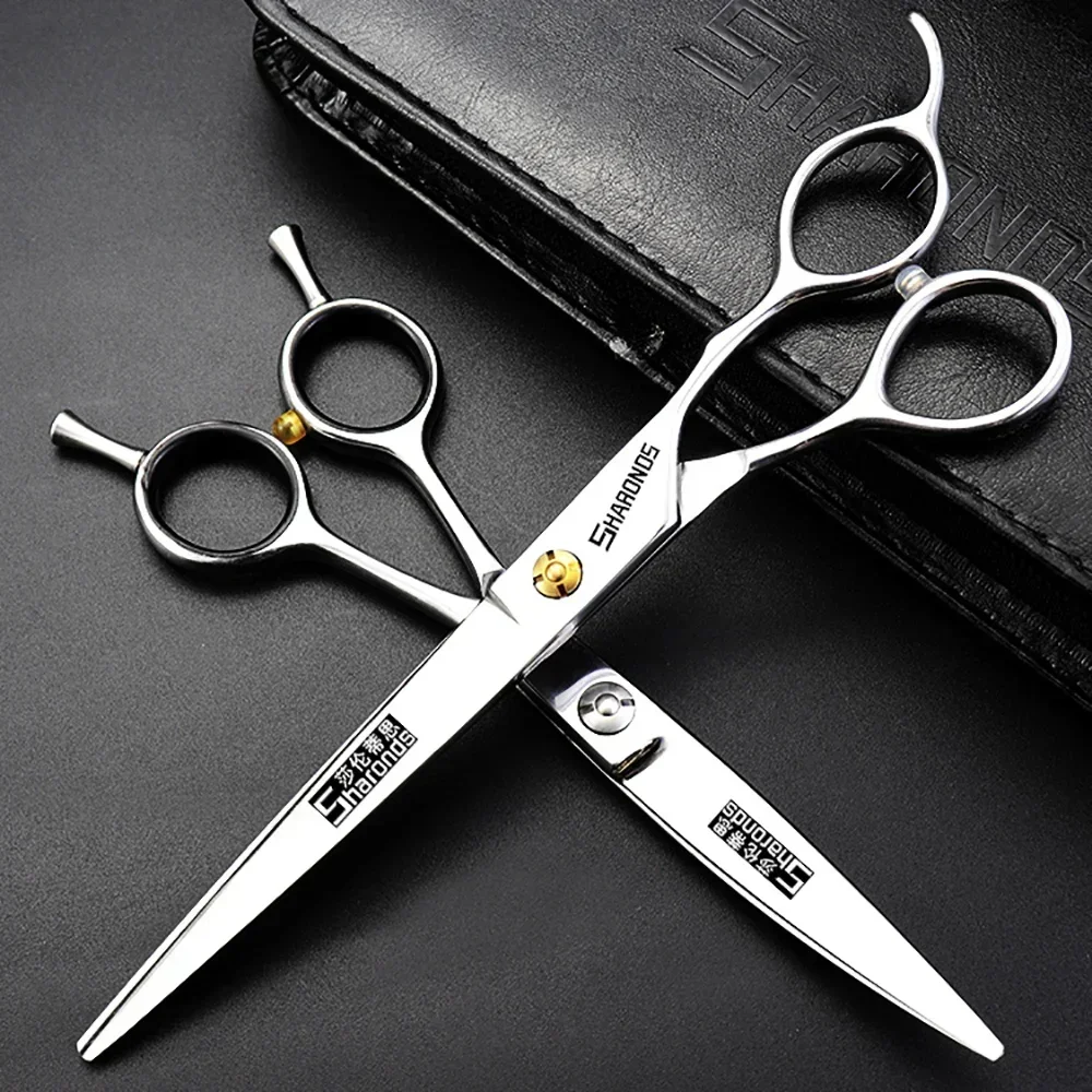 SHARONDS Hairdressing Professional Scissors 6 Inch Barber Specialized Shears Hairdresser Thinning Clippers Hair Cutting Tools