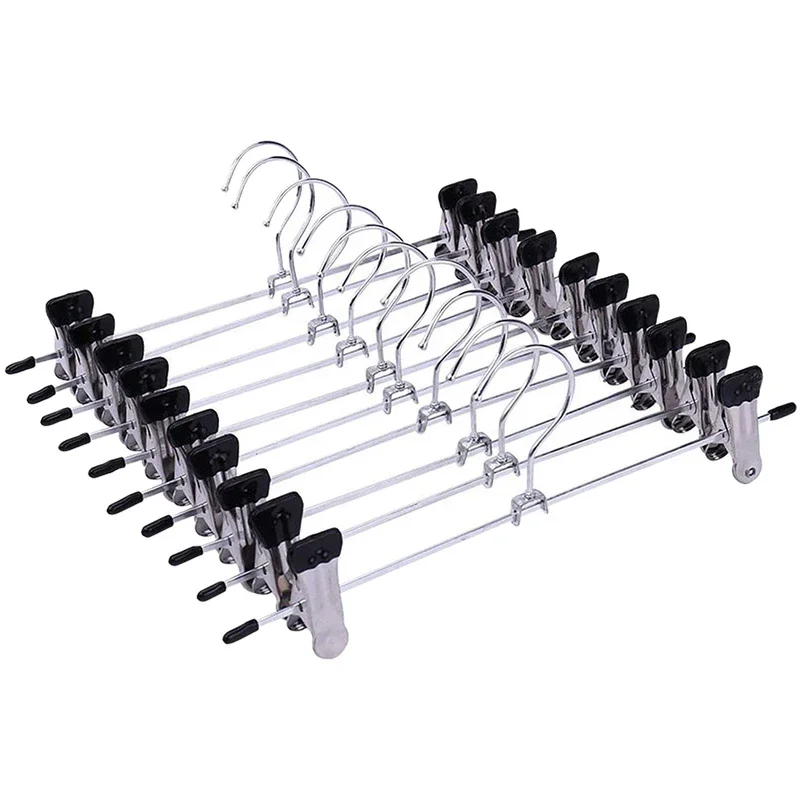 Multi-purpose Skirt Racks for Clothes Drying, Wardrobe Clip, Anti-slip Clothes Hanger, Wind Proof, 5 PCs, 10 PCs, 20PCs