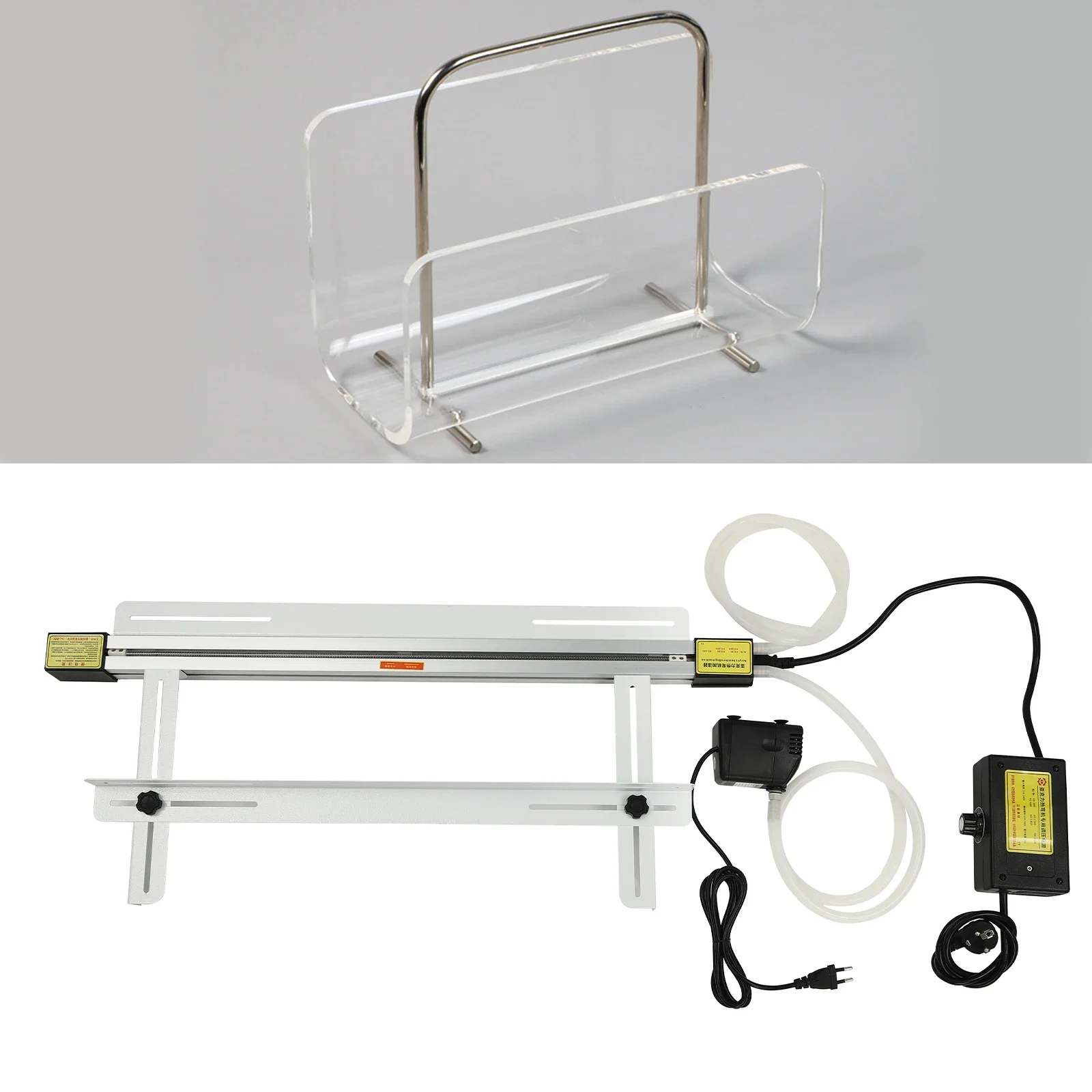 1000W Acrylic Heat Bending Machine White PVC Plastic Bender Adjustable Bracket and Temperature for Heat-shrinkable Materials