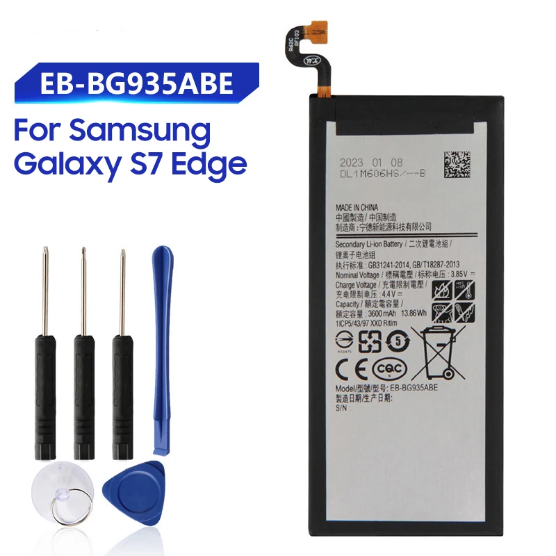 

Replacement Battery For Samsung Galaxy S7 Edge SM-G935F G9350 G935FD Rechargeable Phone Battery EB-BG935ABE EB-BG935ABA