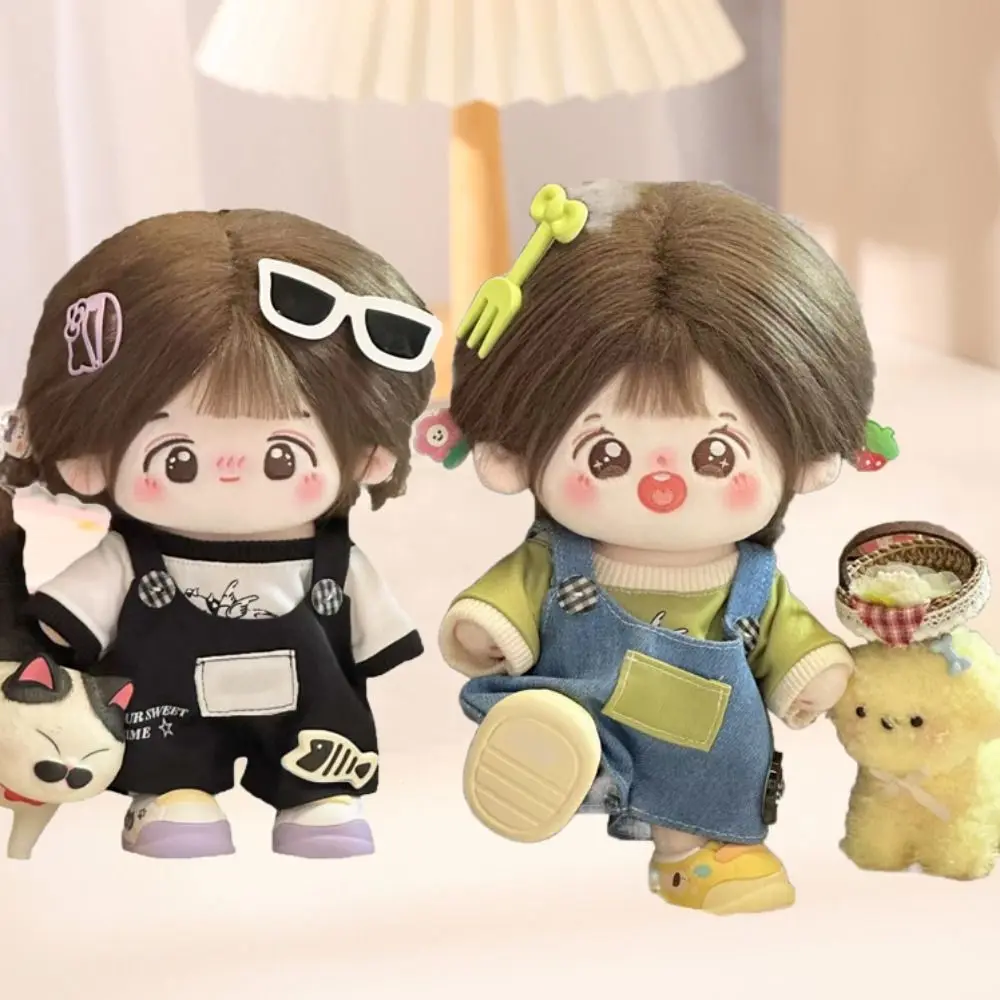 

Комплект платья-кепки, нарядный костюм из хлопка 20 см, модный комбинезон, разноцветный милый аксессуар для одежды со звездами