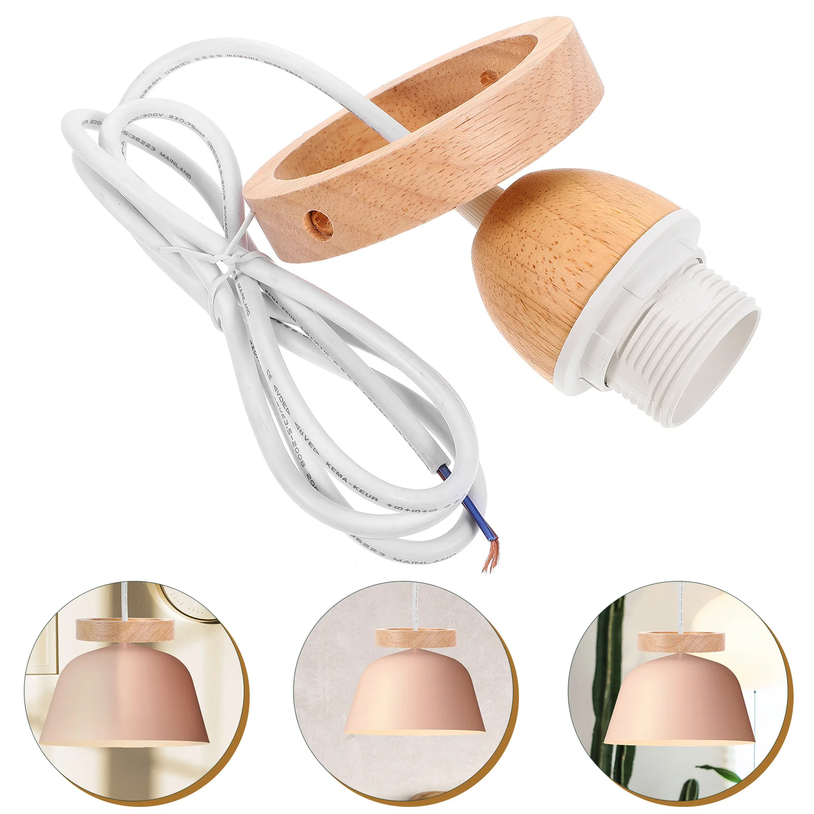 

E27 Screw Base Pendant Lamp Holder Ceiling Socket Hanging Style Fixture Durable Lighting Accessory Chandelier Component Indoor